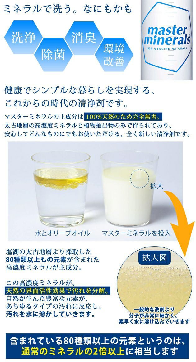 マスターミネラル マスターミネラル300ml 洗剤