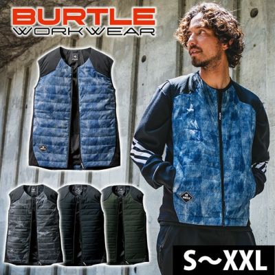 S～XL BURTLE バートル 作業着 電熱ウェア 電熱ベスト 軽防寒ベスト（ユニセックス） 3214