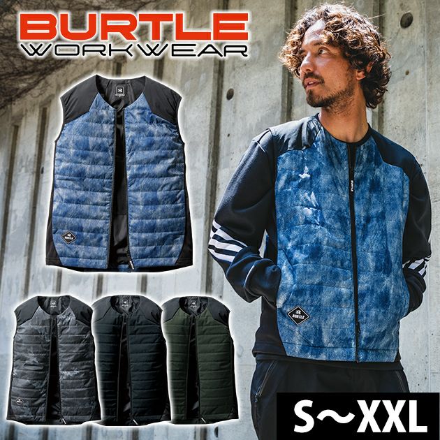 XXL BURTLE バートル 作業着 電熱ウェア 電熱ベスト 軽防寒ベスト（ユニセックス） 3214