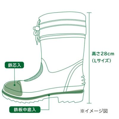 富士手袋工業 安全長靴 セフメイトショートブーツ 9203