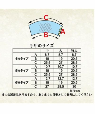 きねや足袋 手甲・脚絆 きねや青縞手甲 4枚