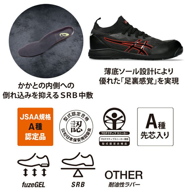 asics アシックス 安全靴 ウィンジョブCP213 TS 1271A052