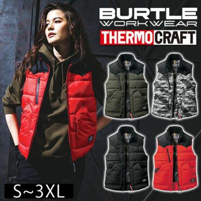 S～XL BURTLE バートル 作業着 電熱ベスト サーモクラフト対応 防寒