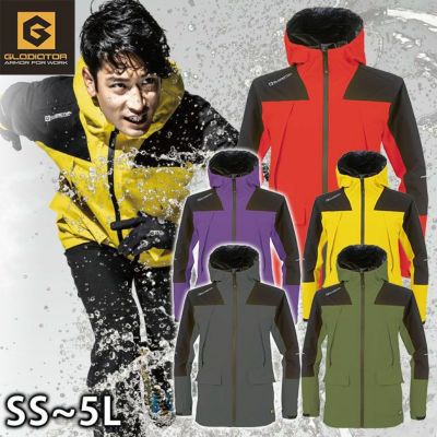 SS～LL CO-COS コーコス レインウェア グラディエーター 4WAYストレッチレインジャケット G-5411