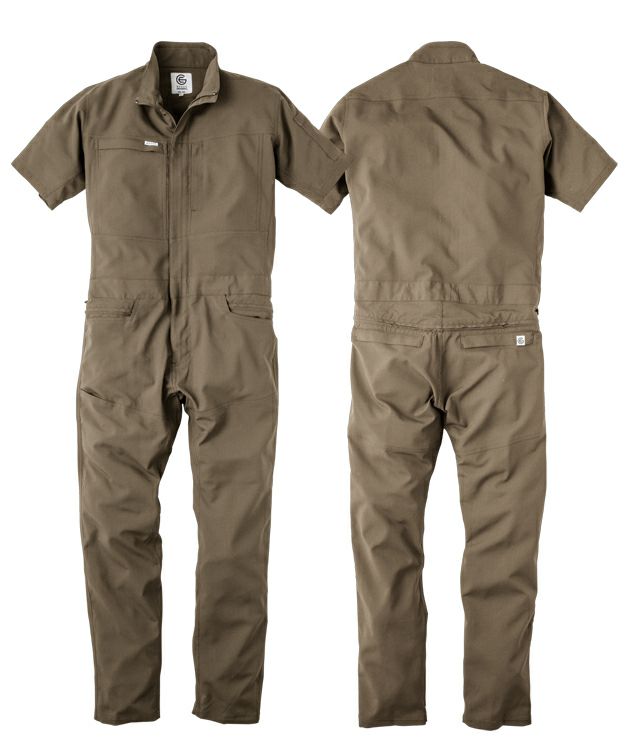 5L GRACE ENGINEER`S グレイスエンジニアーズ 春夏作業服 作業着 グリッドエアーツナギ（半袖） GE-675