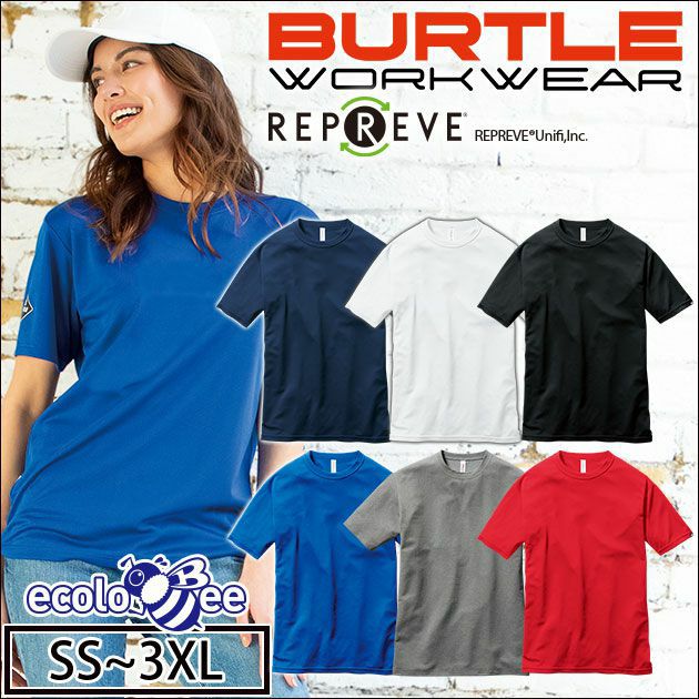 S～3XL BURTLE バートル 春夏作業服 作業着 ショートスリーブTシャツ（ユニセックス） 157