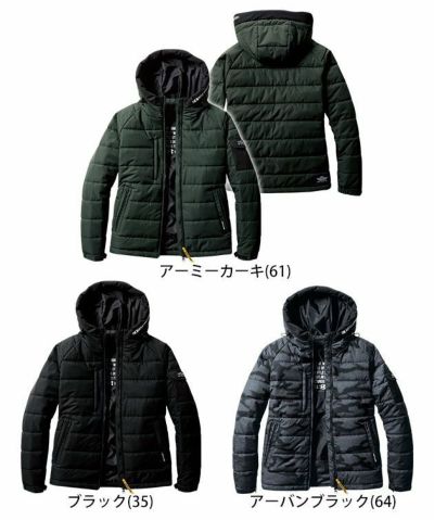 S～XL|BURTLE|バートル 作業着|秋冬作業服|防寒フーディジャケット（ユニセックス） 5030