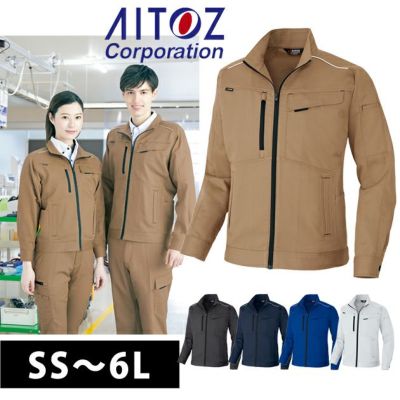 6L|AITOZ アイトス 春夏作業服 作業着 長袖ブルゾン（男女兼用） AZ-3301