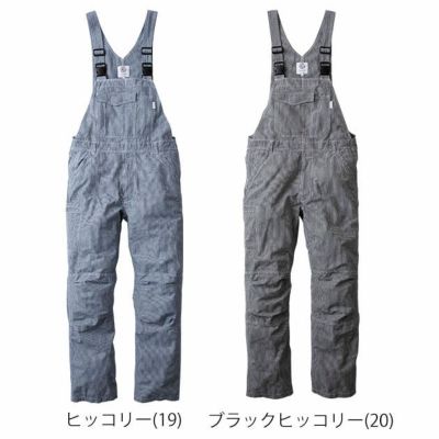 SS～3L GRACE ENGINEER`S グレイスエンジニアーズ つなぎ服 作業着 綿麻ストライプサロペット GE-584