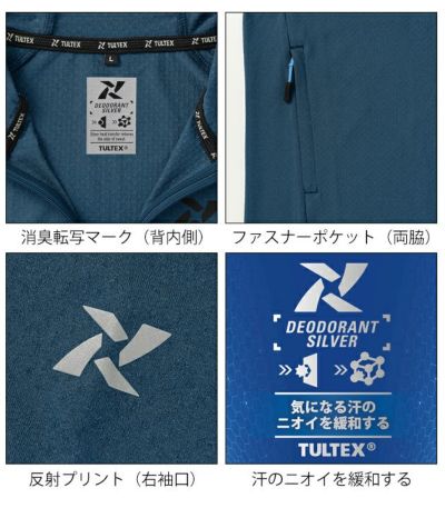 TULTEX タルテックス 春夏作業服 作業着 超通気パーカ 23303