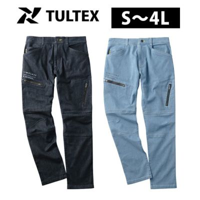 TULTEX タルテックス 春夏作業服 作業着 CORDURA デニムストレッチカーゴパンツ 11704