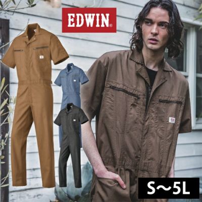 3L～5L EDWIN エドウイン つなぎ服 作業着 オーバーオール81013