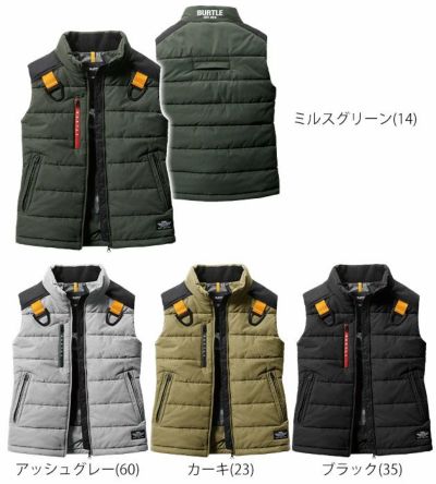 S～XL BURTLE バートル 電熱ベスト 作業着 サーモクラフト 防寒ベスト(ユニセックス) 5044