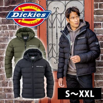 Dickies ディッキーズ 防寒作業服 防寒着 ワッシャーファイバーダウンフーディージャケット D-23001