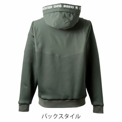 アイズフロンティア 秋冬作業服 作業着 ハイブリットストレッチ裏ボアパーカー 8810