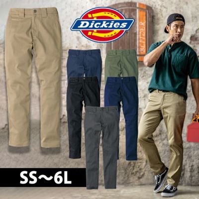 Dickies ディッキーズ 秋冬作業服 作業着 T/Cストレッチ ストレートパンツ D-2874