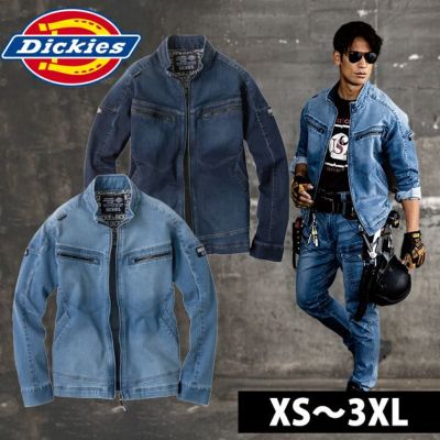 Dickies ディッキーズ 秋冬作業服 作業着 ストレッチシルキーデニム