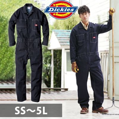 Dickies ディッキーズ つなぎ服 作業着 CORDURA(R)ストレッチデニムツナギ D-756