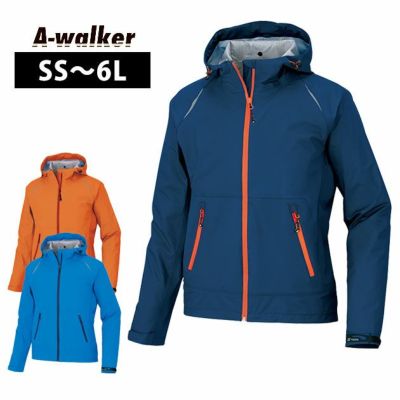 SS～3L A-Walker レインウェア タルテックス ストレッチレインジャケット AZ-56317