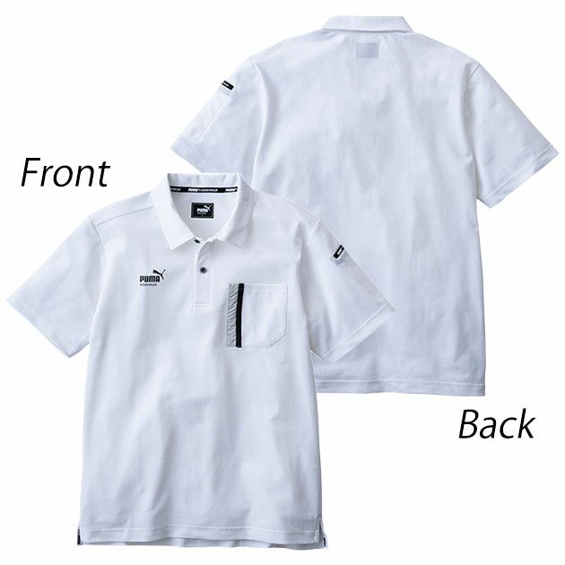 作業ウェア PUMA プーマ 春夏作業服 作業着 半袖アクティブ ポロシャツ PW-3014N