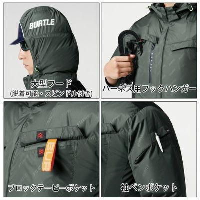 S～XXL BURTLE バートル 空調作業服 作業着 ACブルゾン 2024年新作(ユニセックス) AC2021