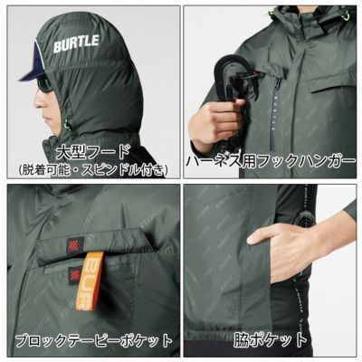 S～XXL BURTLE バートル 空調作業服 作業着 ACベスト 2024年新作(ユニセックス) AC2024