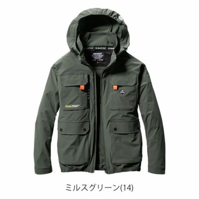 S～XXL BURTLE バートル 空調作業服 作業着 ACブルゾン 2024年新作(ユニセックス) AC2031