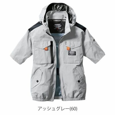 S～XXL BURTLE バートル 空調作業服 作業着 ACタクティカル半袖ブルゾン 2024年新作(ユニセックス) AC1156