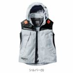 S～XXL BURTLE バートル 空調作業服 作業着 ACフーディベスト 2024年新作(ユニセックス) AC1194