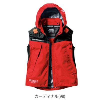 S～XXL BURTLE バートル 空調作業服 作業着 ACフーディベスト 2024年新作(ユニセックス) AC1194