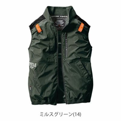 S～XXL BURTLE バートル 空調作業服 作業着 ACベスト 2024年新作(ユニセックス) AC2014