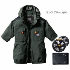 BURTLE バートル 空調作業服 作業着 エアークラフト半袖ブルゾン
