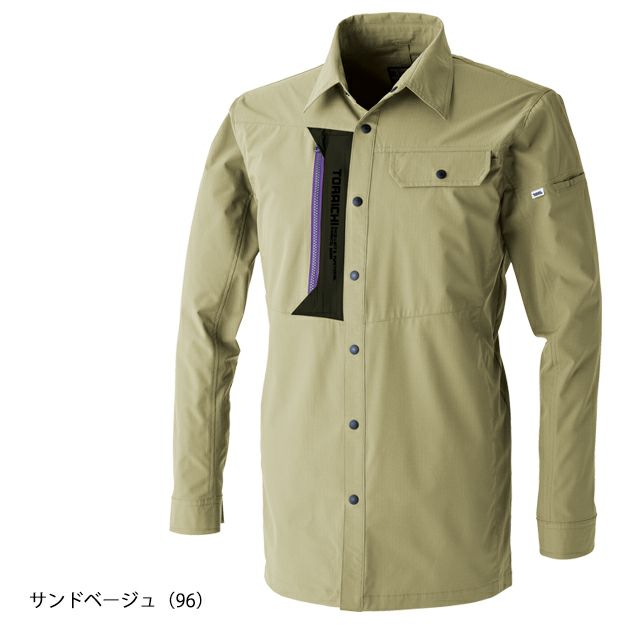 5L 寅壱 春夏作業服 作業着 ワークシャツ 3561-125