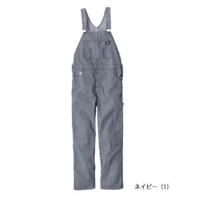 Dickies ディッキーズ つなぎ服 作業着 ライトST ヒッコリー オーバーオール D-7109