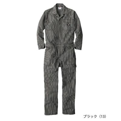 Dickies ディッキーズ つなぎ服 作業着 ライトストレッチ ヒッコリー ツナギ D-7106