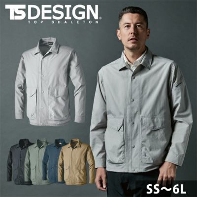 SS～4L TSDESIGN 藤和 春夏作業服 作業着 TS4Dナイロンドッツコーチジャケット 4607