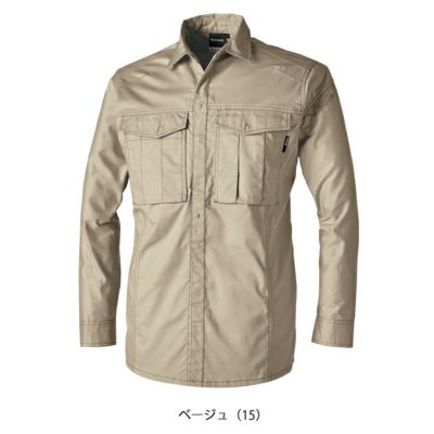5L～6L TSDESIGN 藤和 春夏作業服 作業着 ハイブリッドコットンライトシャツ 3605