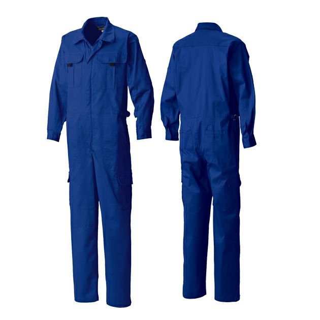 S～4L シンメン つなぎ服 作業着 ストレッチ円管服 1127
