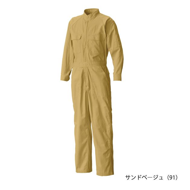 M～4L シンメン つなぎ服 作業着 綿円管服 11613