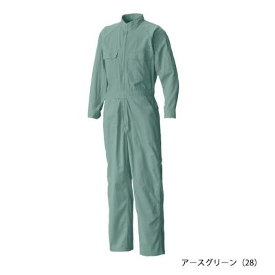 M～4L シンメン つなぎ服 作業着 綿円管服 11613