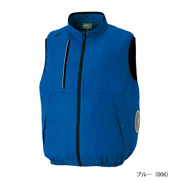 6L アイトス 空調服 作業着 空調服ベスト(男女兼用) AZ-50296
