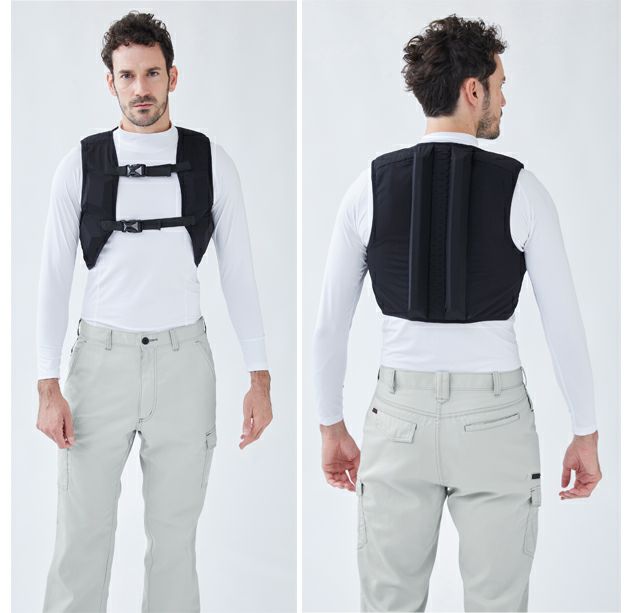 サンエス 空調作業服 作業着 エアーダクトベスト KF99180