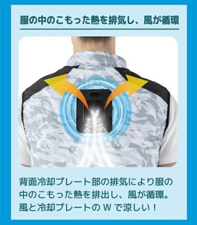 F～3L ビッグボーン 空調作業服 作業着 冷蔵服3 TH603