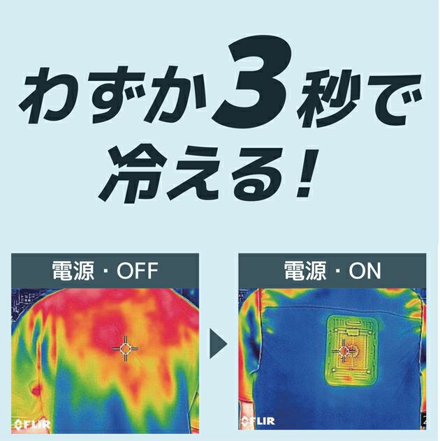 5L ビッグボーン 空調作業服 作業着 冷蔵服3モバイルバッテリーフルセット TH603SET