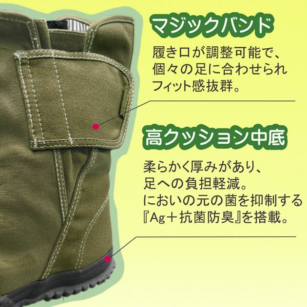 福山ゴム 作業靴 ノーカーズ NK-11