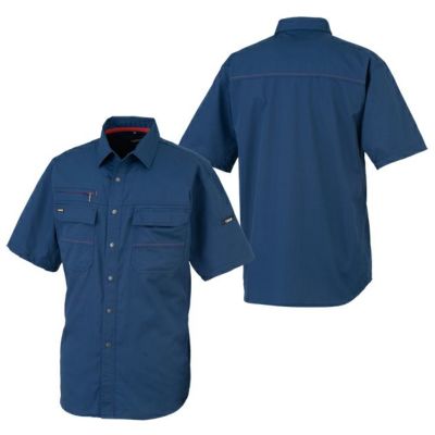 S～4L KANSAI 春夏作業服 作業着 半袖シャツ 20002