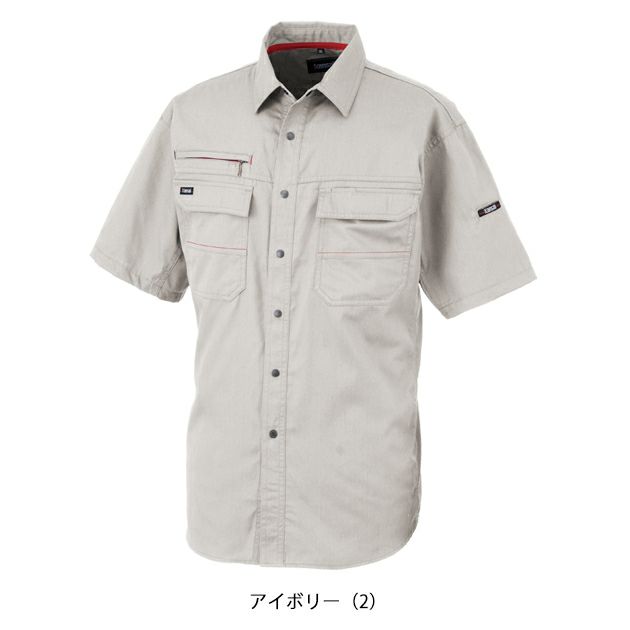 S～4L KANSAI 春夏作業服 作業着 半袖シャツ 20002