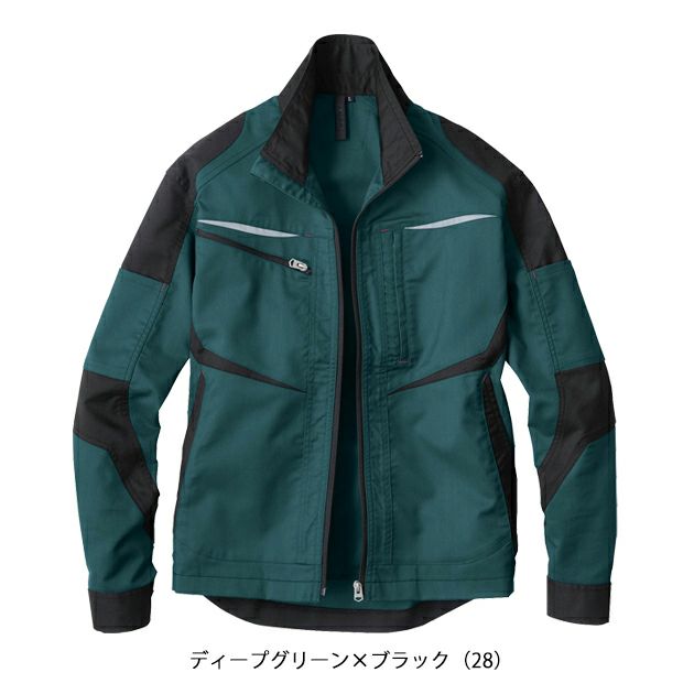 4L～5L ビッグボーン 春夏作業服 作業着 長袖ジャケット EBA6177