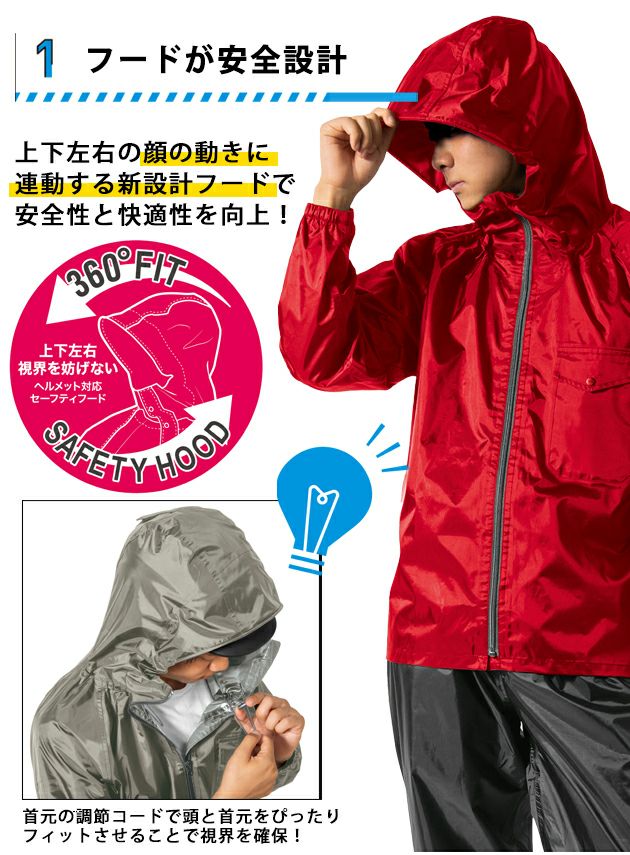 S～EL マック レインウェア レインキーパースーツ AS-5110