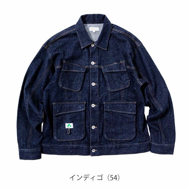 BEAMS ビームス 通年作業服 作業着 デニム長袖ブルゾン 2702-00